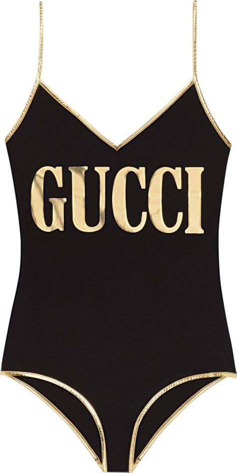 black gucci bathing suit|gucci swimsuit not for swimming.